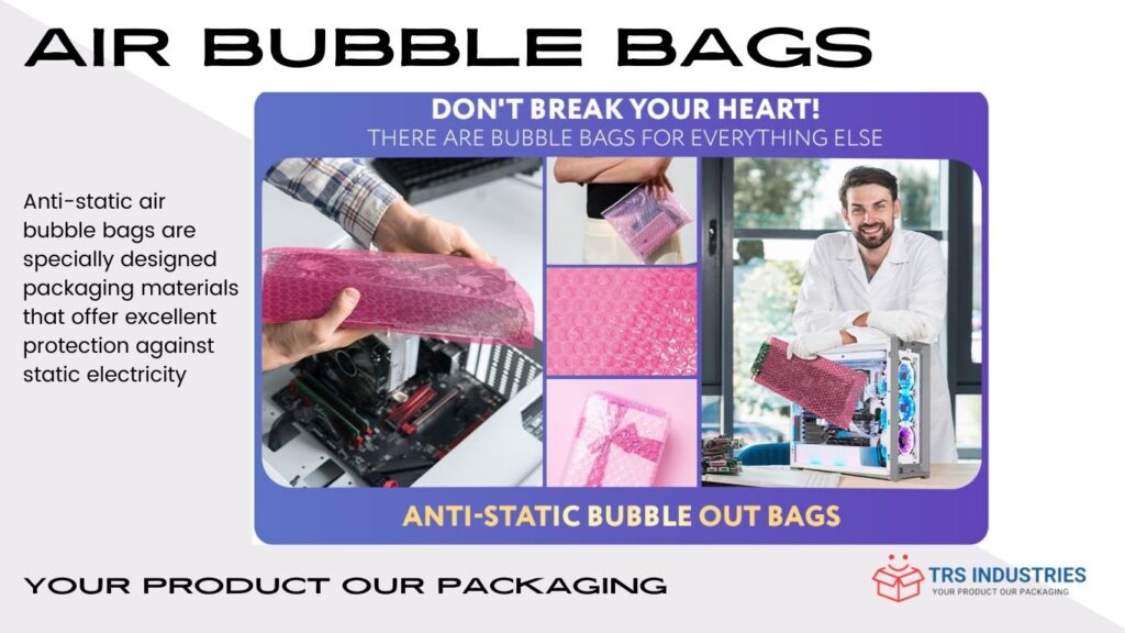 An image of Anti static air bubble bags